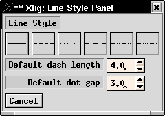 [Line Style Panel]
