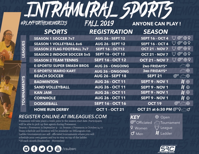Intramural Sports Info