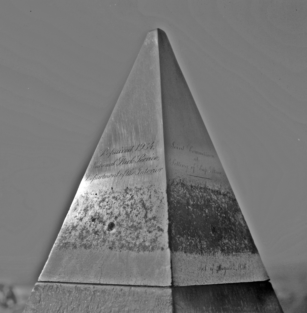 Washington monument apex