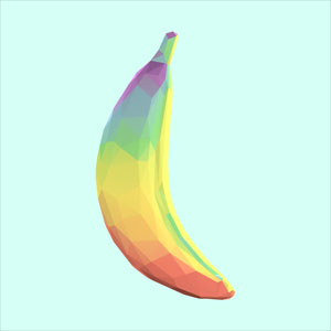 rainbow banana