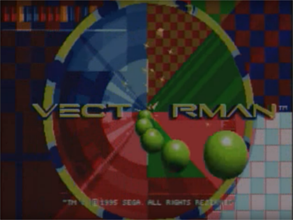 Logo for Vectorman Game