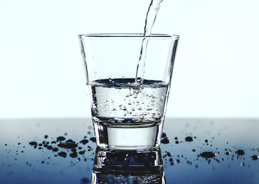 Glass of water cannot be displayed