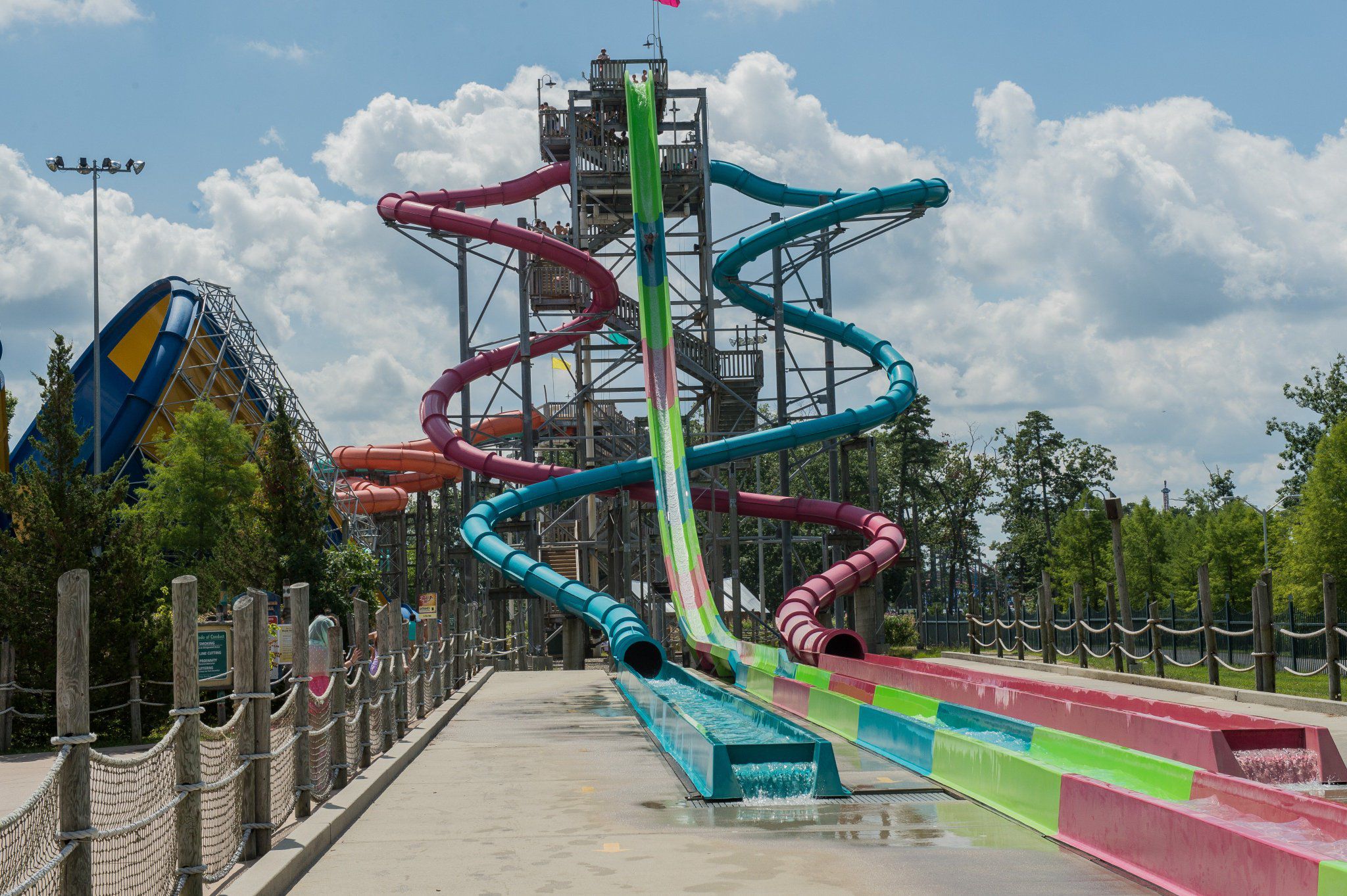 A Photo of our Water Slides