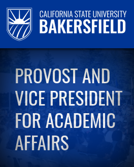 Provost and Vice President for Academic Affairs